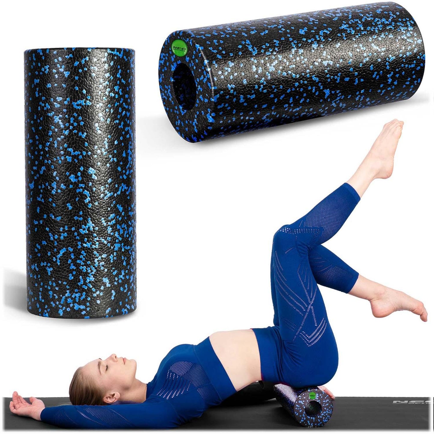 Training roll 33 x 14 cm NS-964 Black/Blue