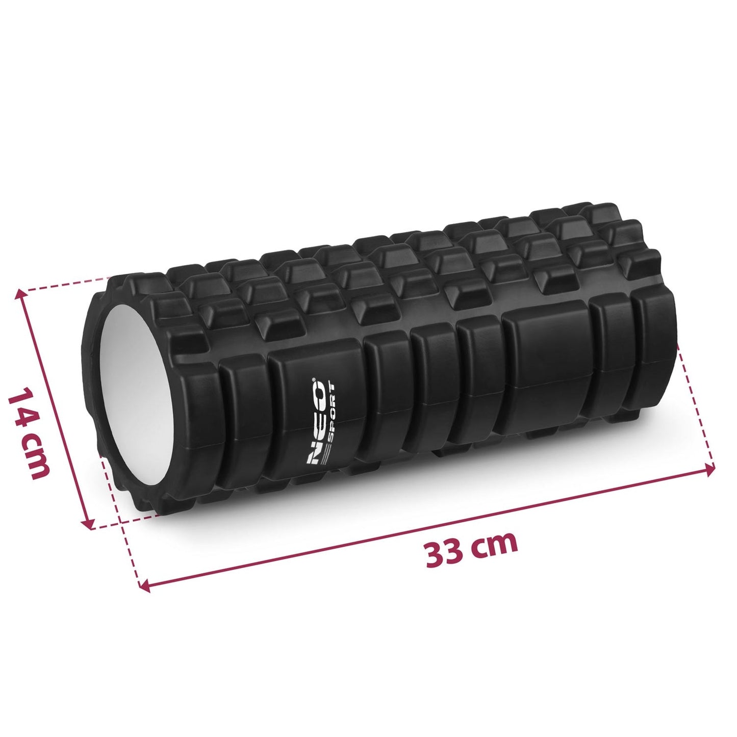 Training roller 33x14 cm NS-953 black