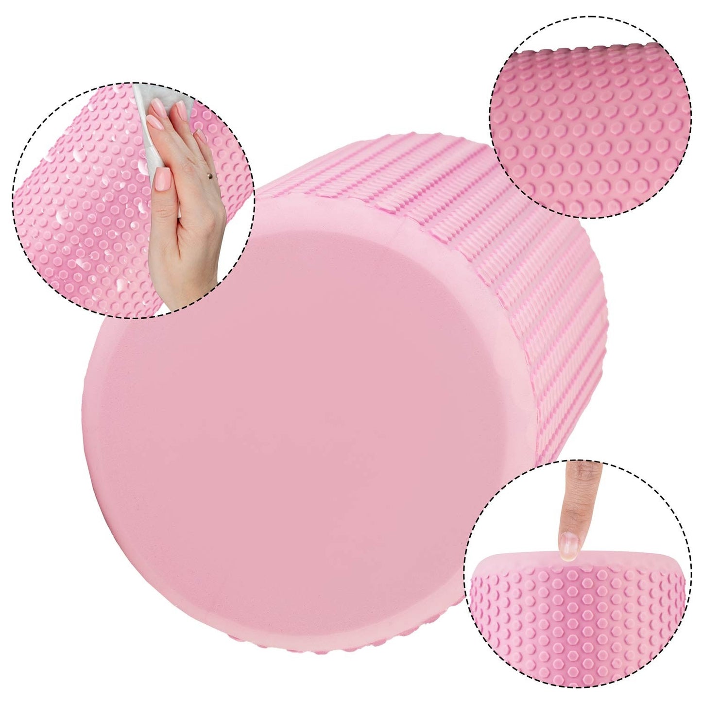 Training roller in EVA foam, Pink - NS-963