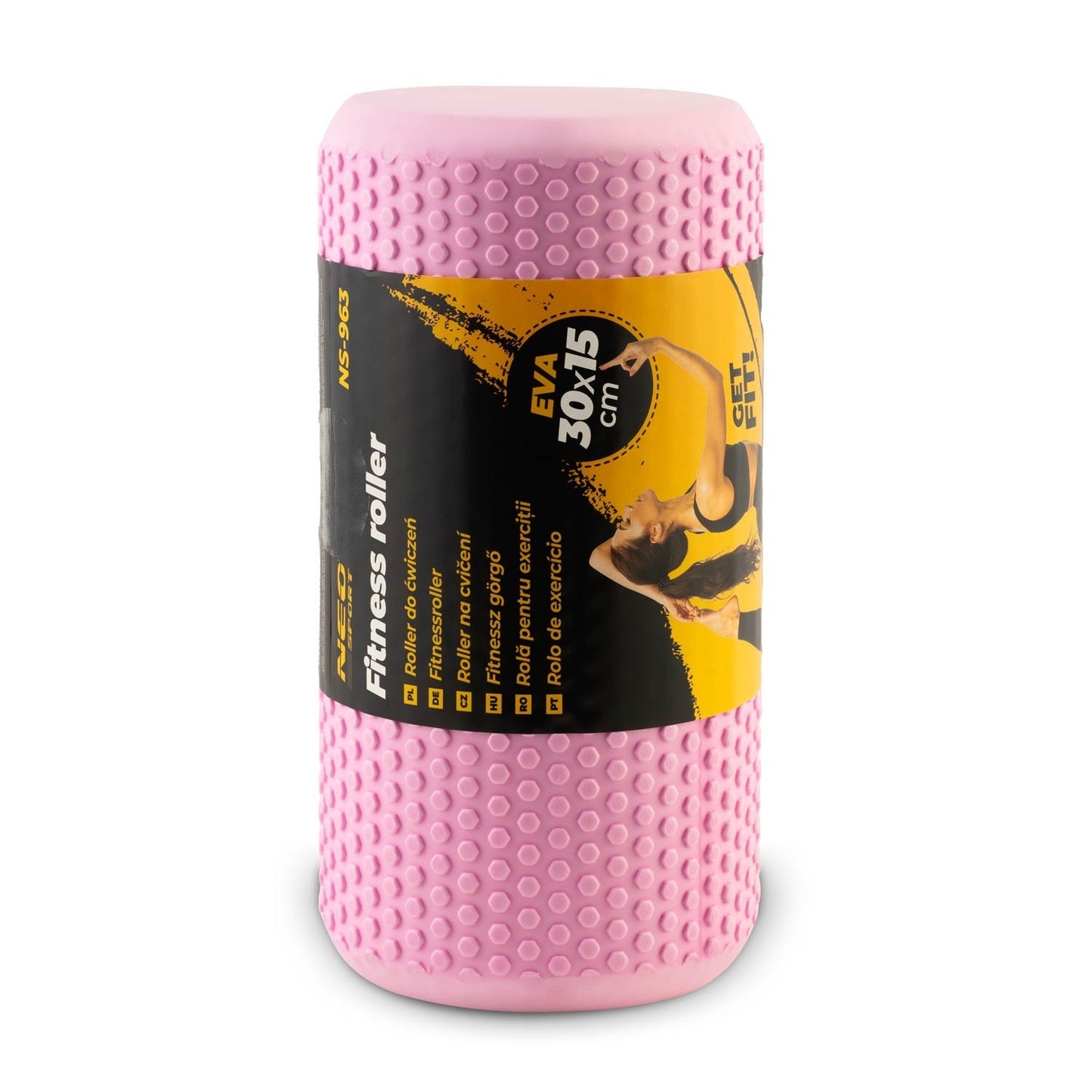 Training roller in EVA foam, Pink - NS-963