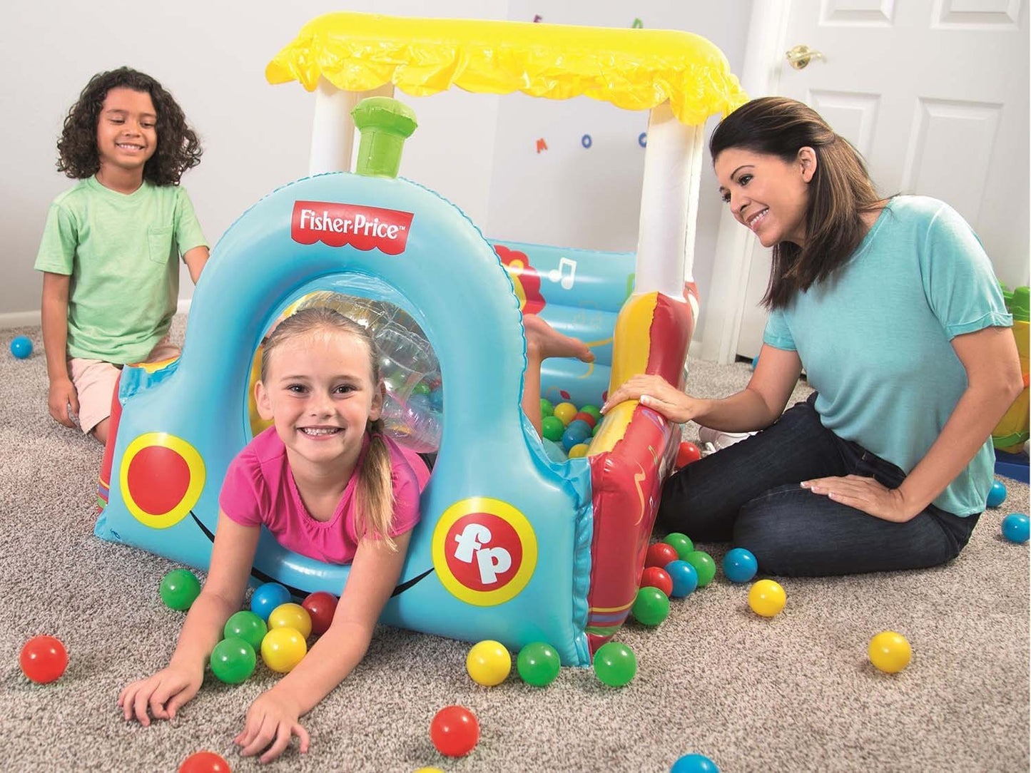Train playpen + balls Fisher-Price Bestway 93537