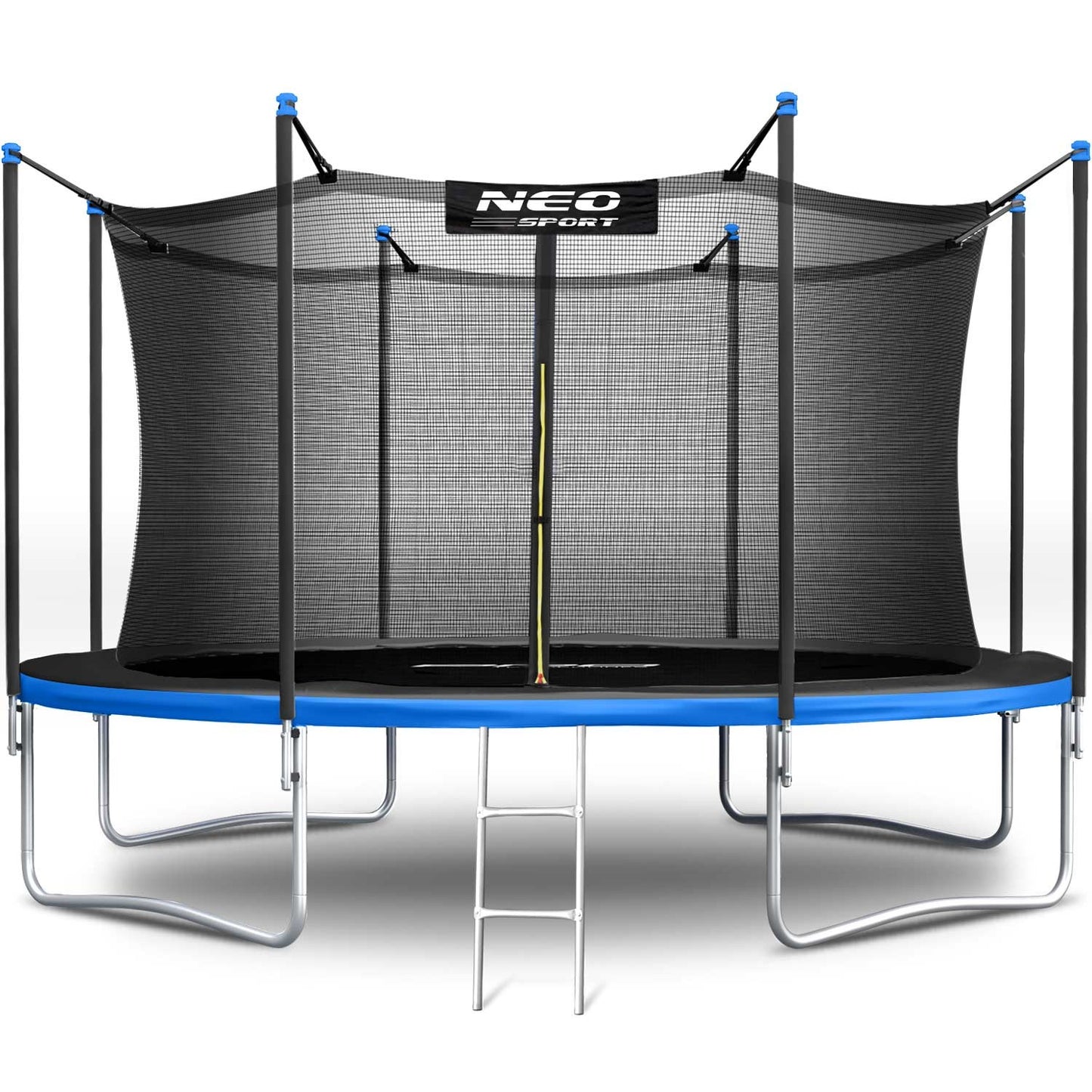 Trampoline for garden 13ft/404cm with inner safety net and ladder Neo-Sport