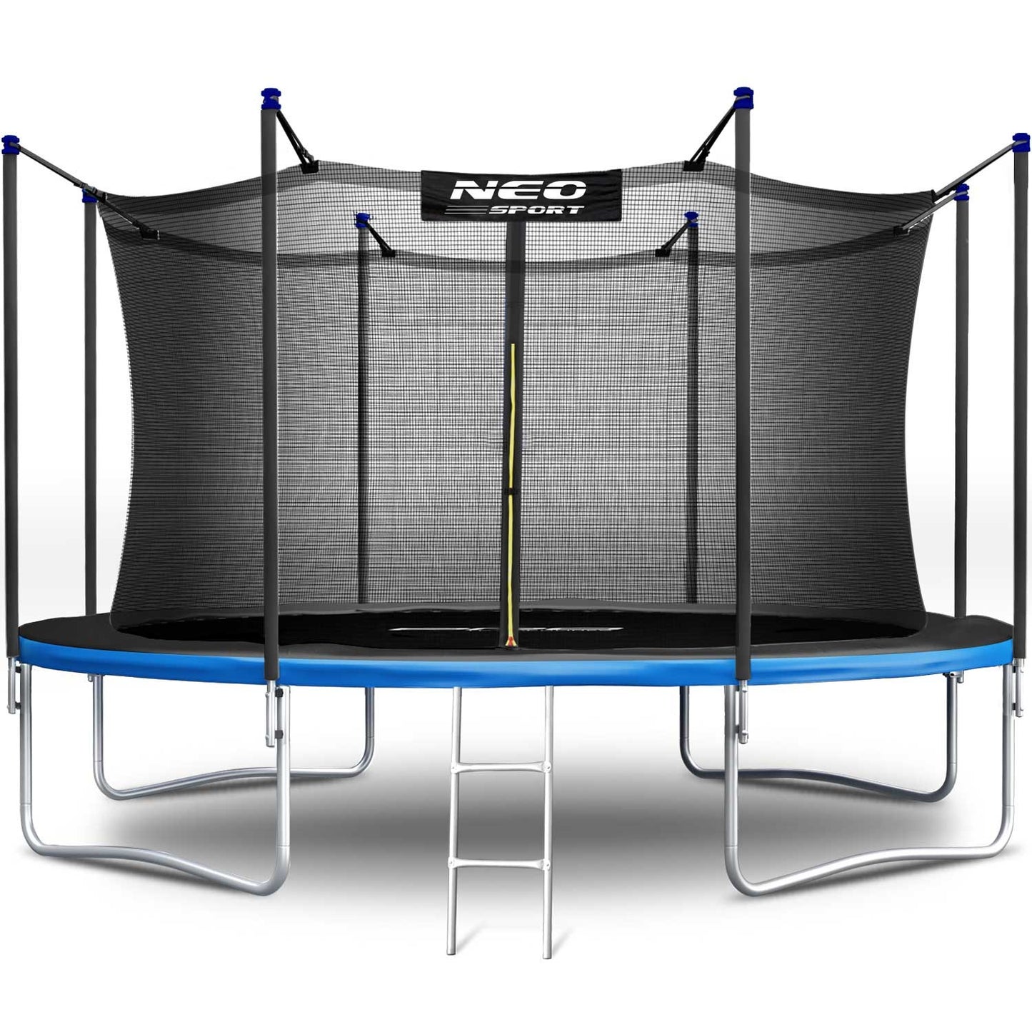 Trampoline for garden 13ft/404cm with inner safety net and ladder Neo-Sport