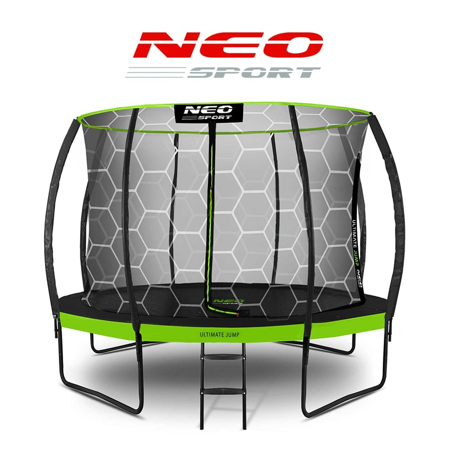 Trampoline for the garden, 374 cm with inner protective net from Neo-Sport