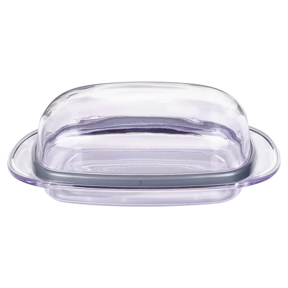 Transparent Butter Container in Plastic for Storage and Serving