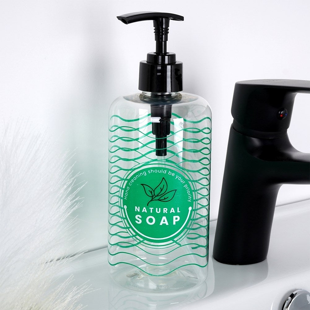 Transparent Dispenser for Detergent/Soap 500 ml