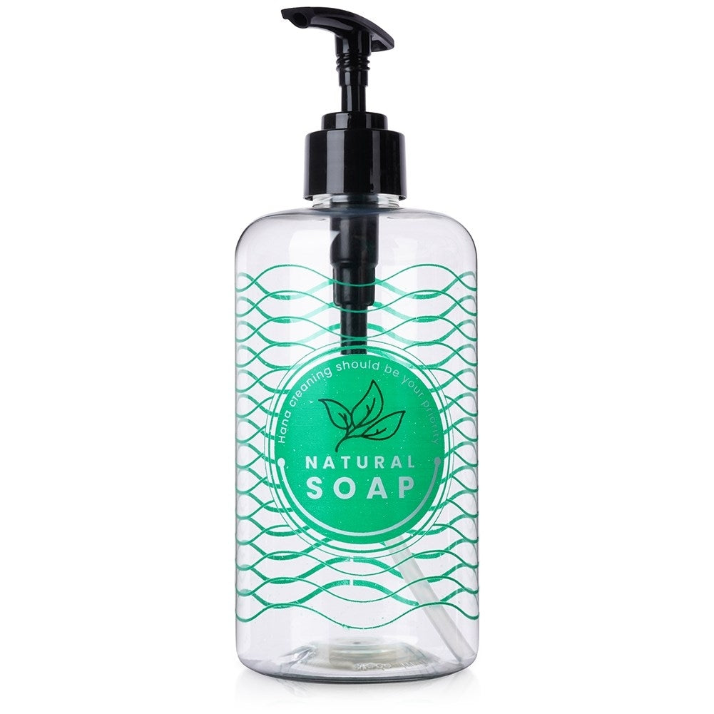 Transparent Dispenser for Detergent/Soap 500 ml
