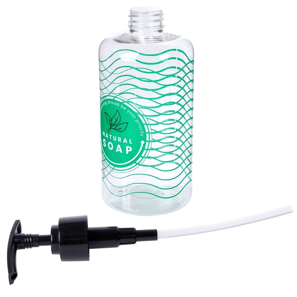 Transparent Dispenser for Detergent/Soap 500 ml