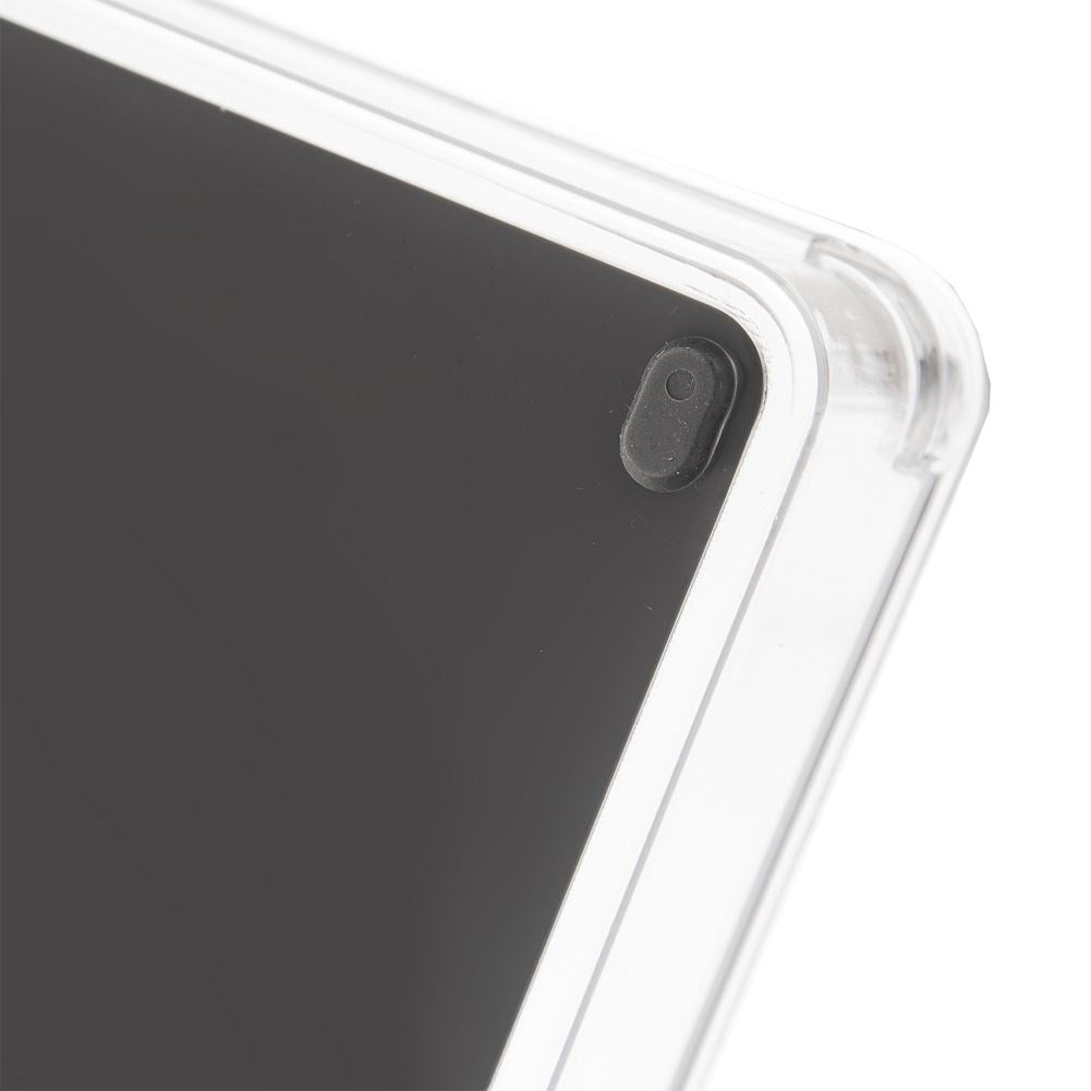 Transparent Storage Box with Non-Slip Feet and Rubber Mat