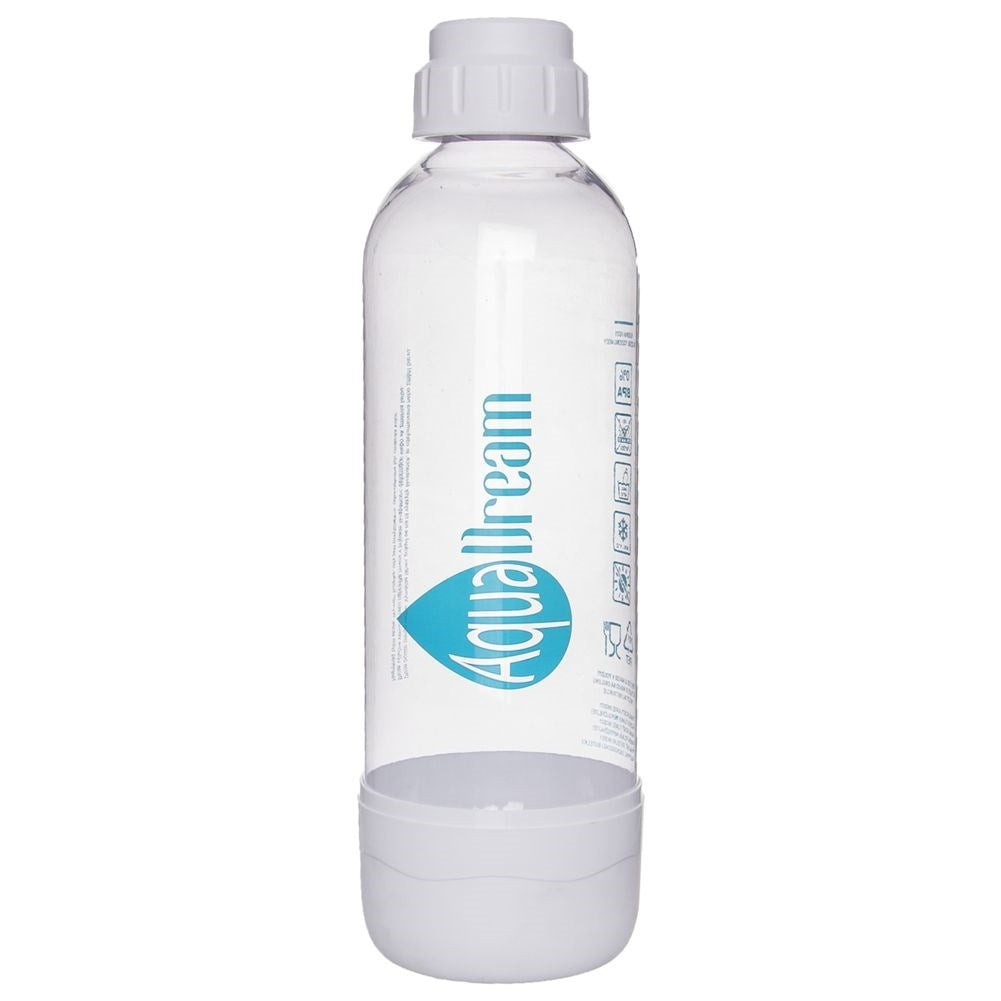 Transparent bottle for carbonation and drink storage