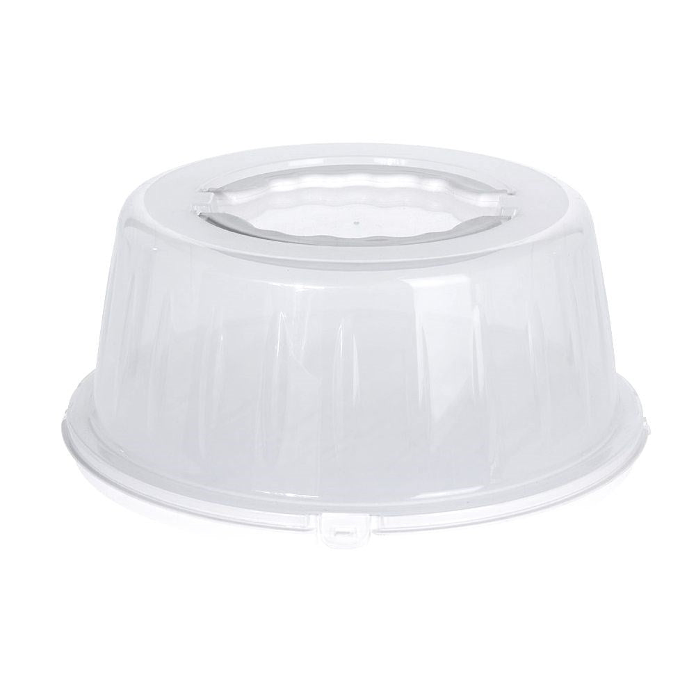 Transport container for cookies and cakes with lid and handle