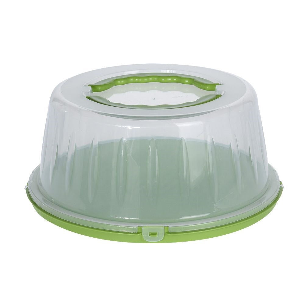 Transport container for cookies and cakes with lid and handle