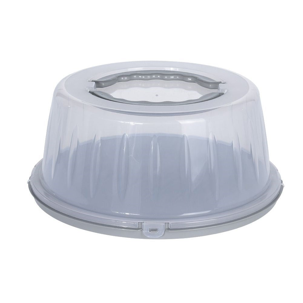 Transport container for cookies and cakes with lid and handle