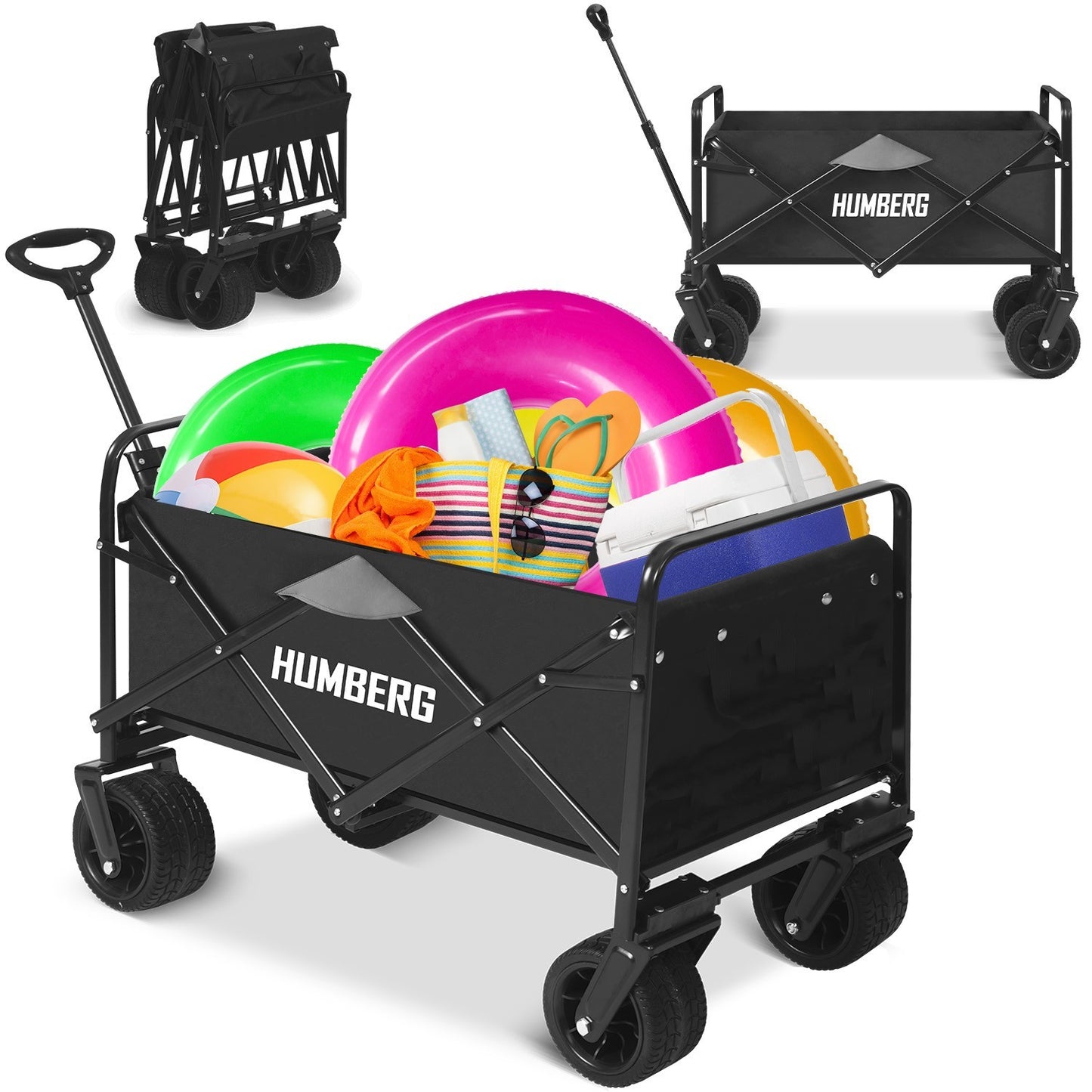 Transport trolley, foldable, 100l Humberg HM-512