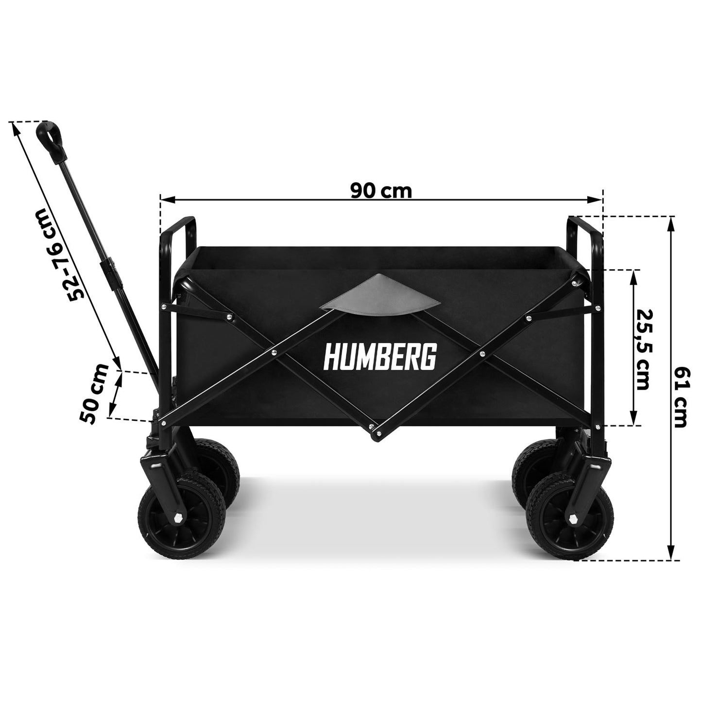 Transport trolley, foldable, 100l Humberg HM-512