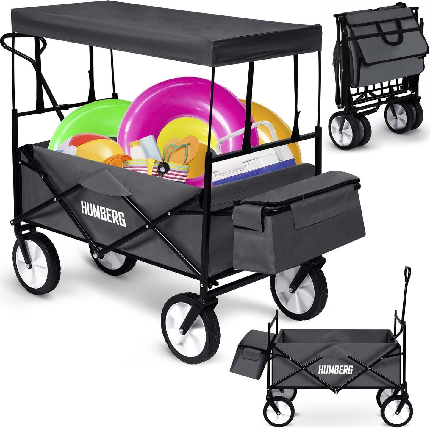 Transport trolley, foldable 80l Humberg HM-514