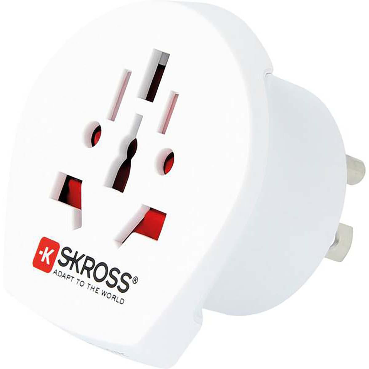 Travel Adapter World-to-USA Grounded