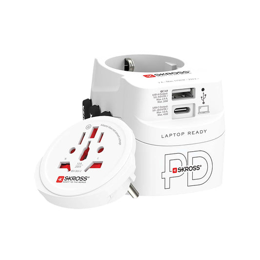 Travel Adapter with 45W USB-C Fast Charging