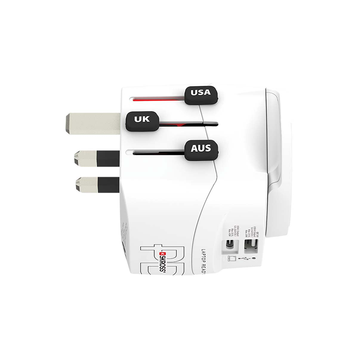 Travel Adapter with 45W USB-C Fast Charging