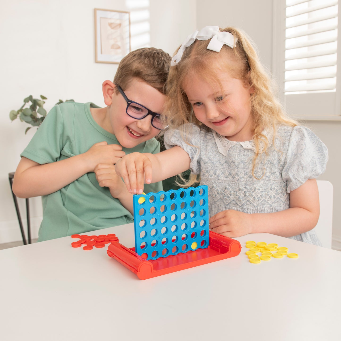 Travel 4-in-a-Row Game, Nordic Edition, Ages 3+