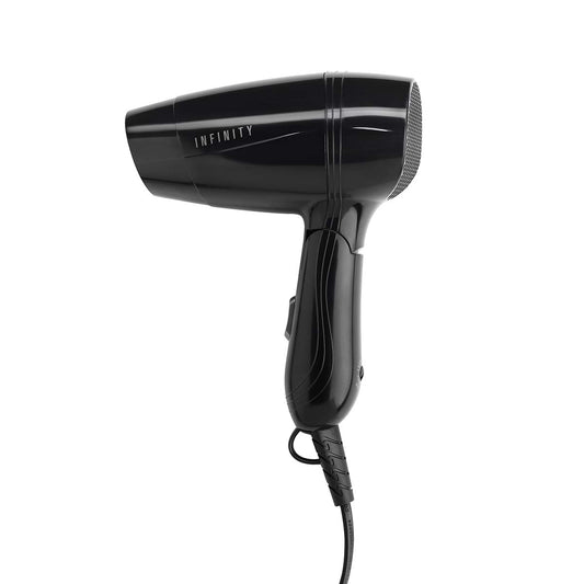 Travel Hair Dryer, Foldable Handle, Black, 1200W