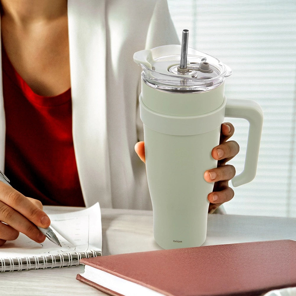 Travel Mug 1.2L Stainless Steel with Handle