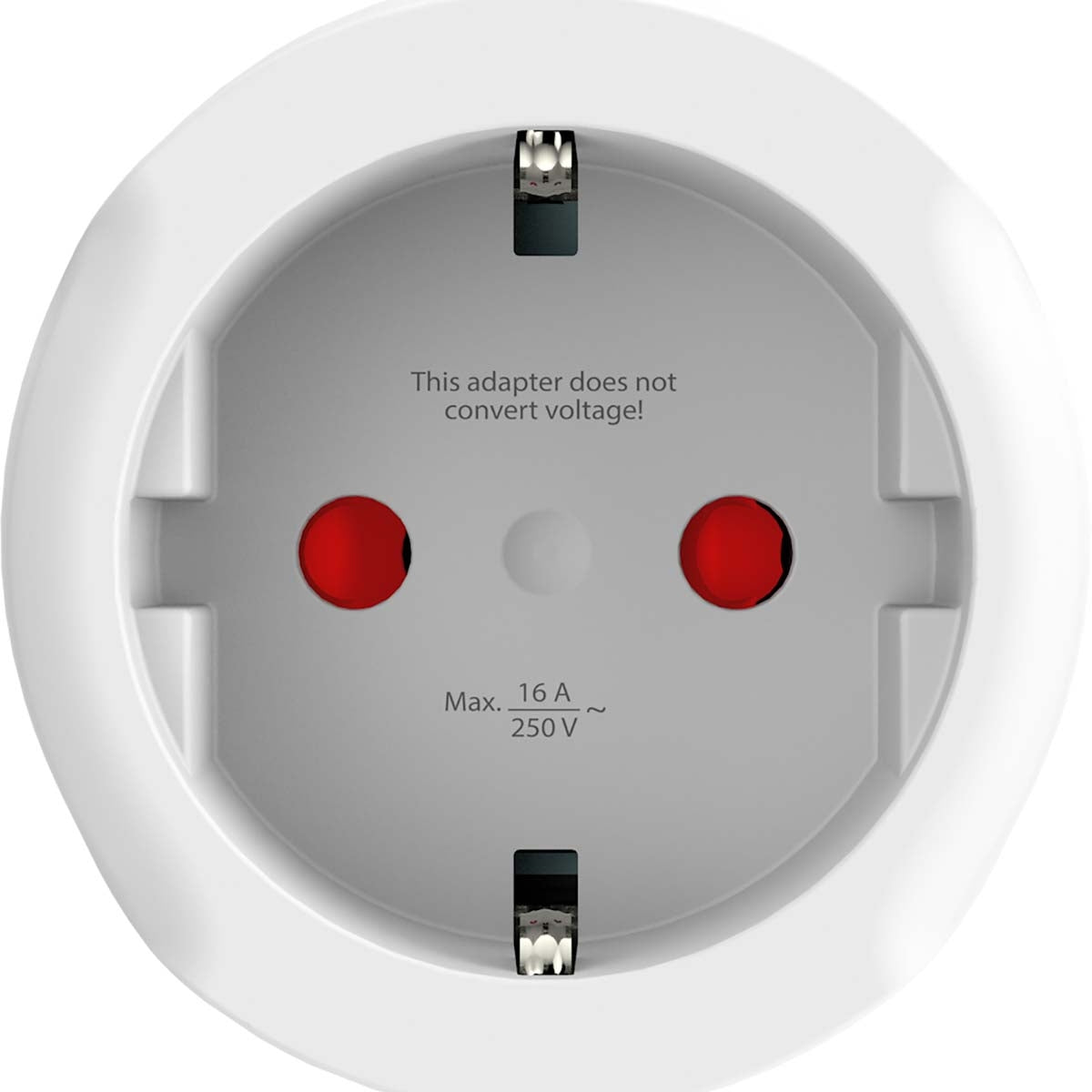 Travel adapter Europe to Switzerland + Italy + Brazil - For 2- and 3-pole devices (grounding or Euro-plug)