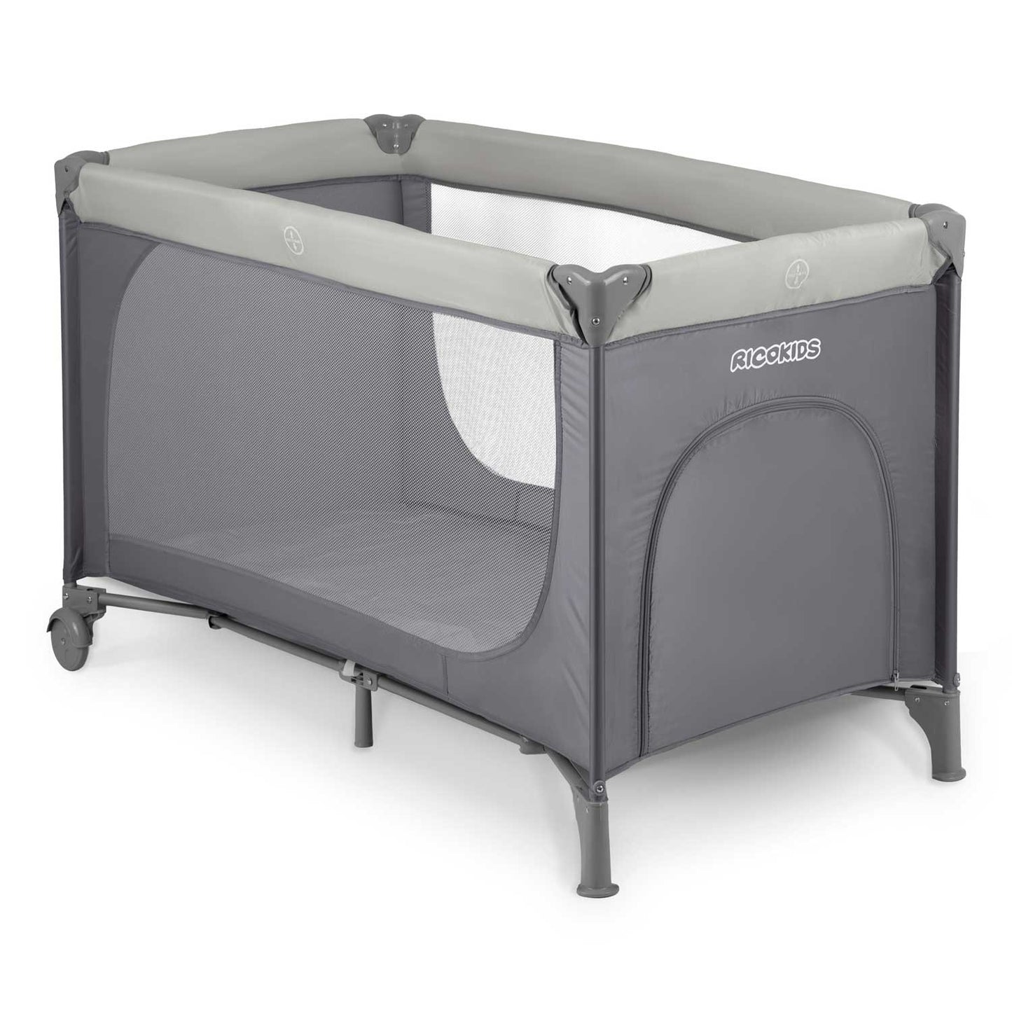 Travel cot 125 x 65 x 78 cm RK-240 light grey