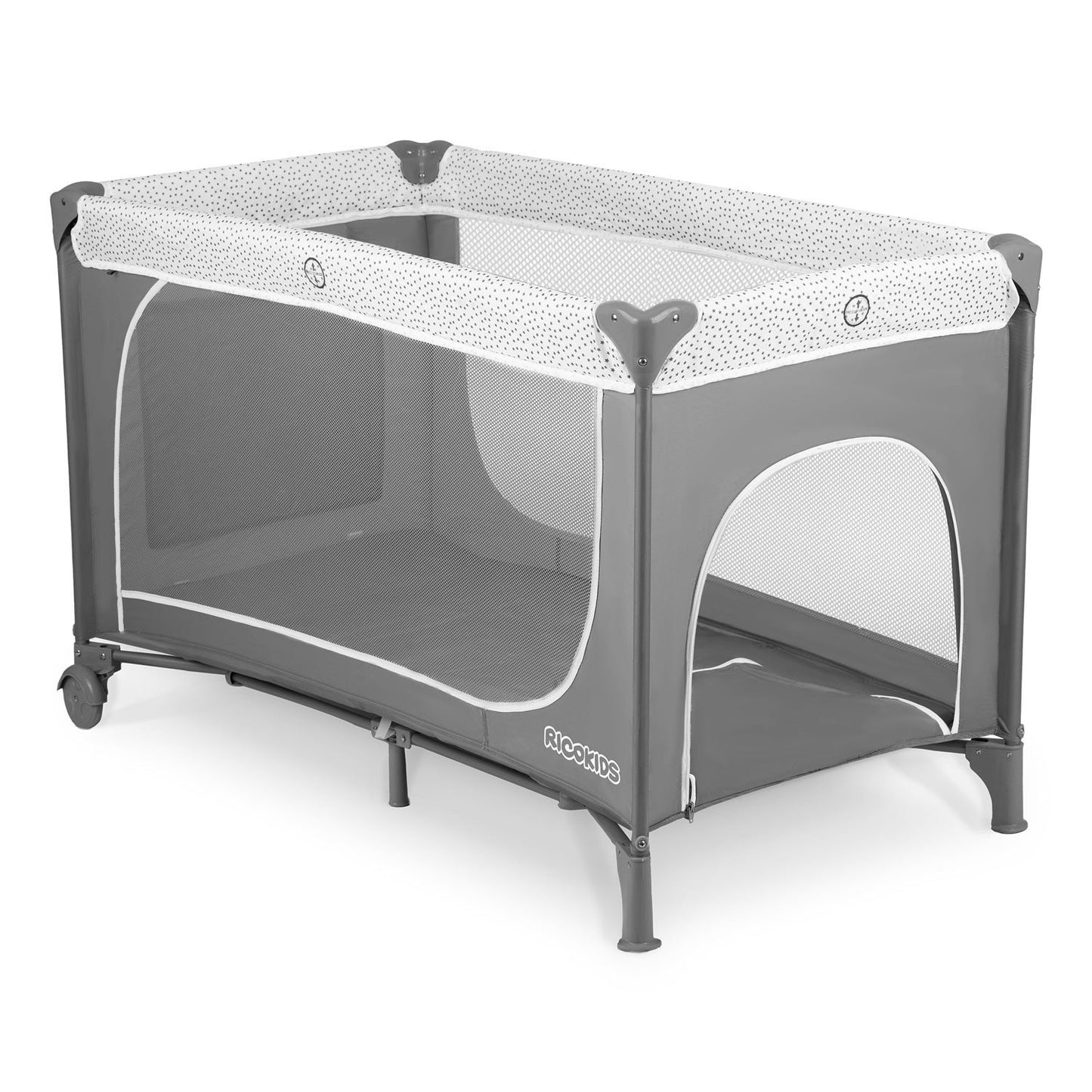 Travel cot 125x65x78 cm RK-241 Grey