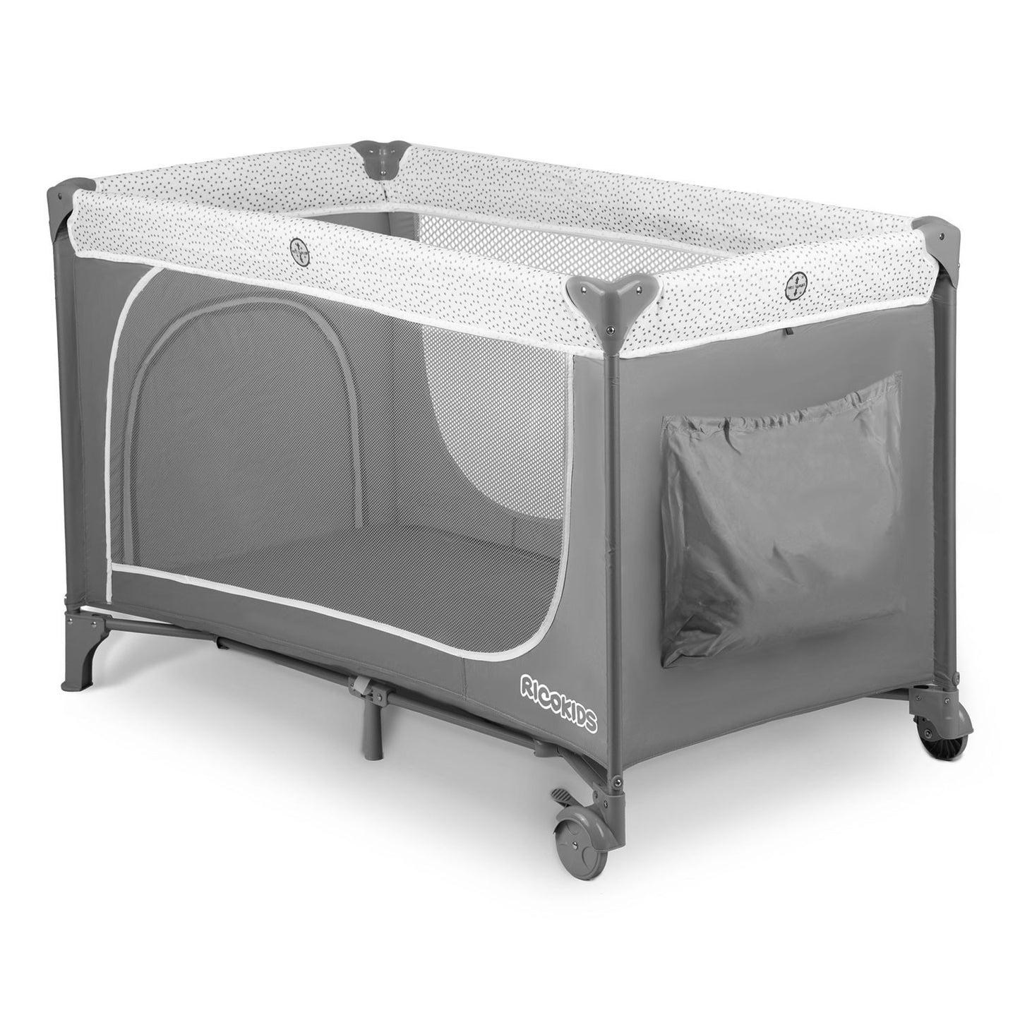 Travel cot 125x65x78 cm RK-241 Grey