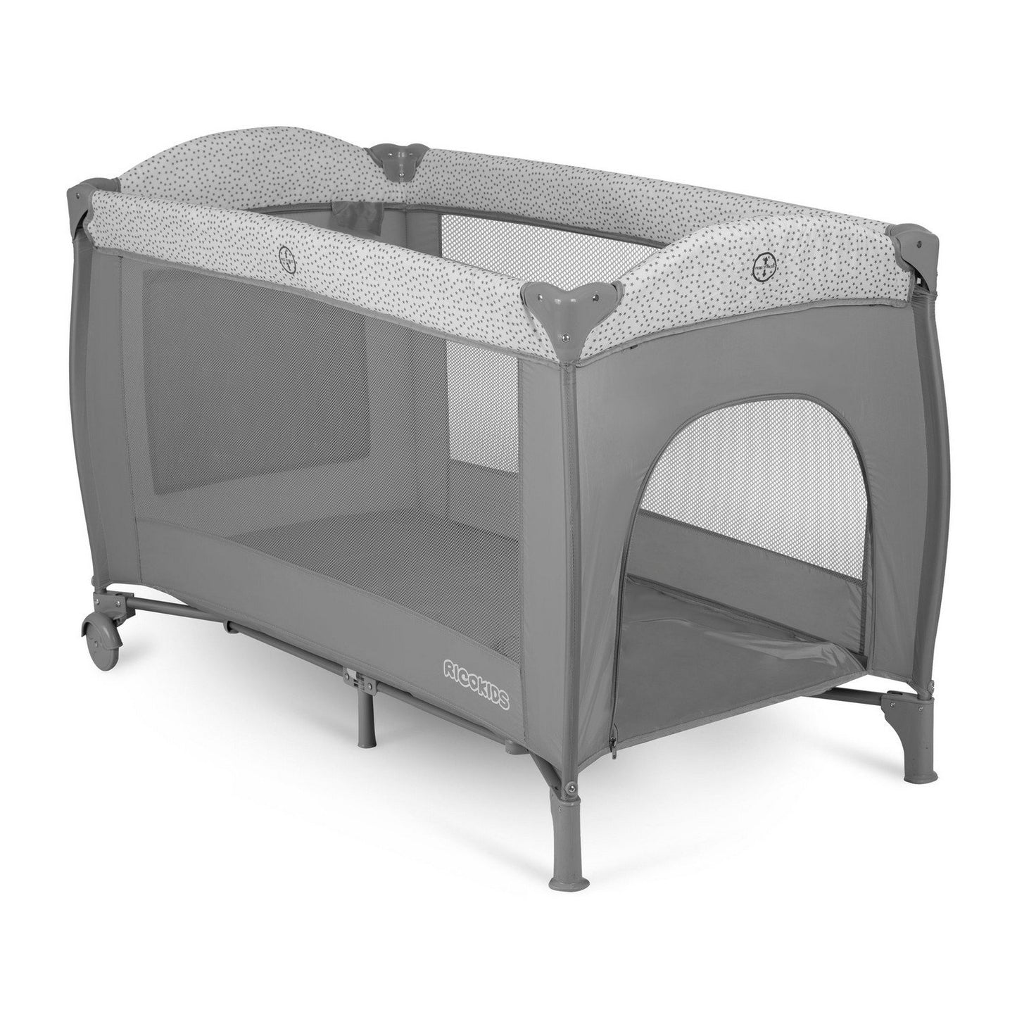 Travel cot 125x65x78 cm RK-242 Grey