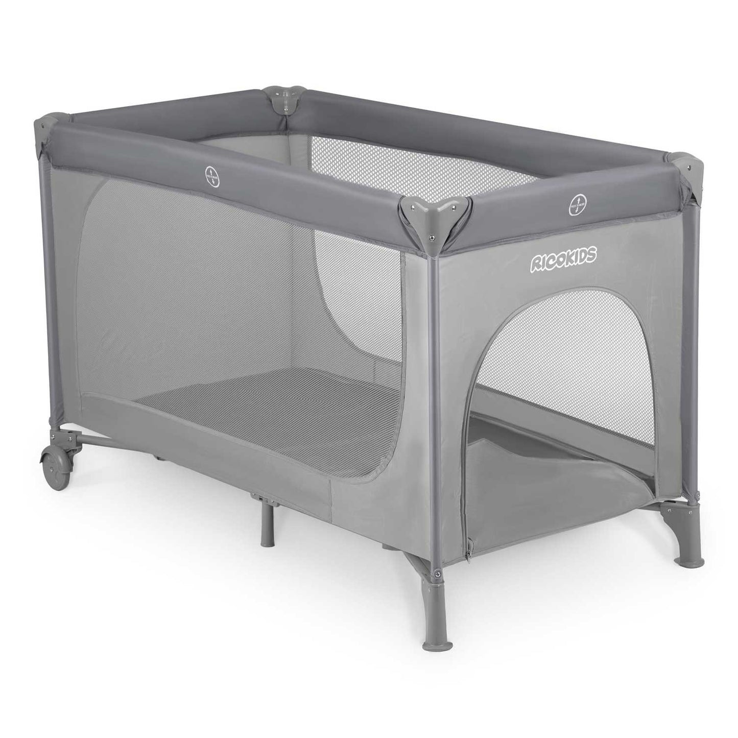 Travel cot for Children 125 x 65 x 78 cm RK-240 Grey