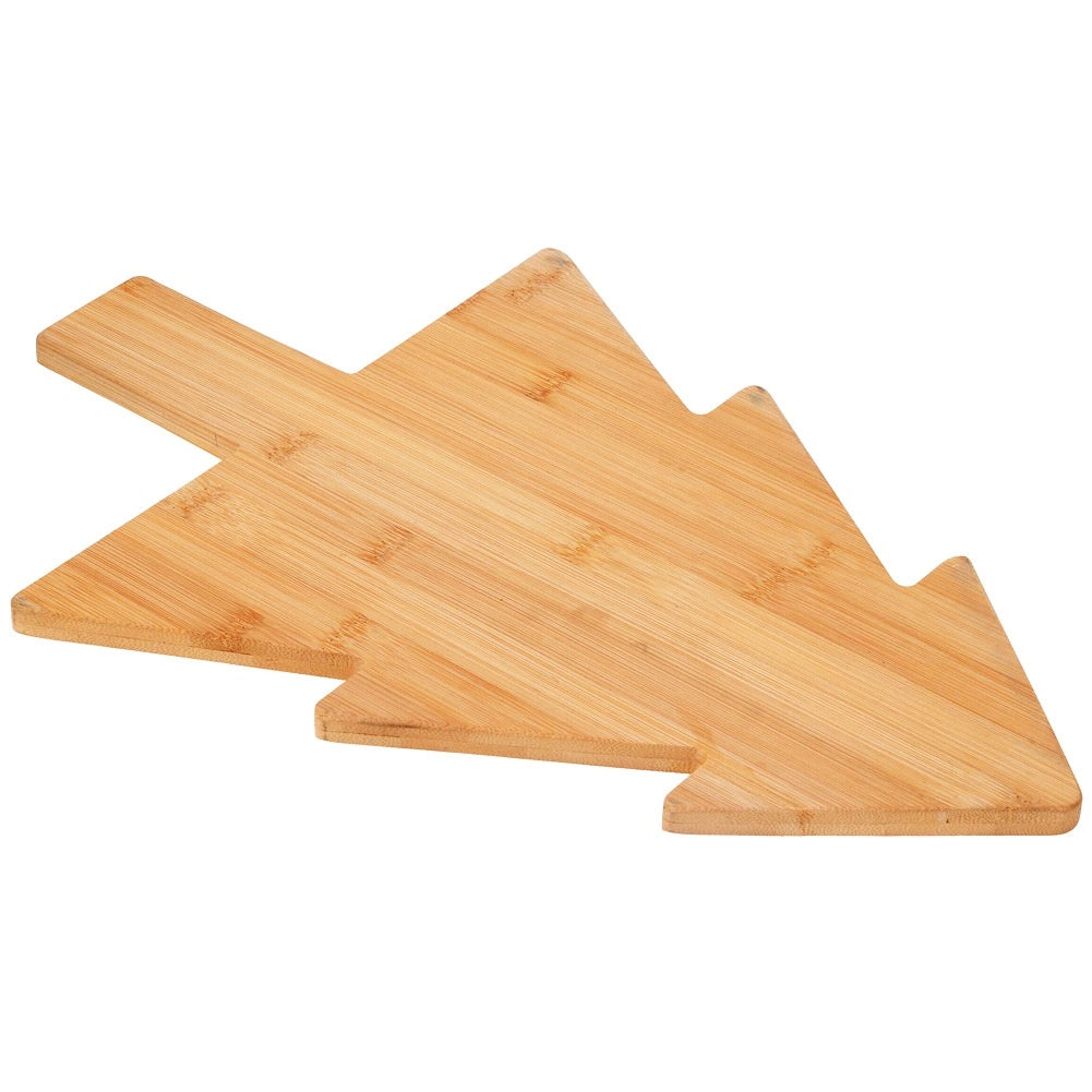 Tree-Shaped Bamboo Serving Board 44.5x30 cm