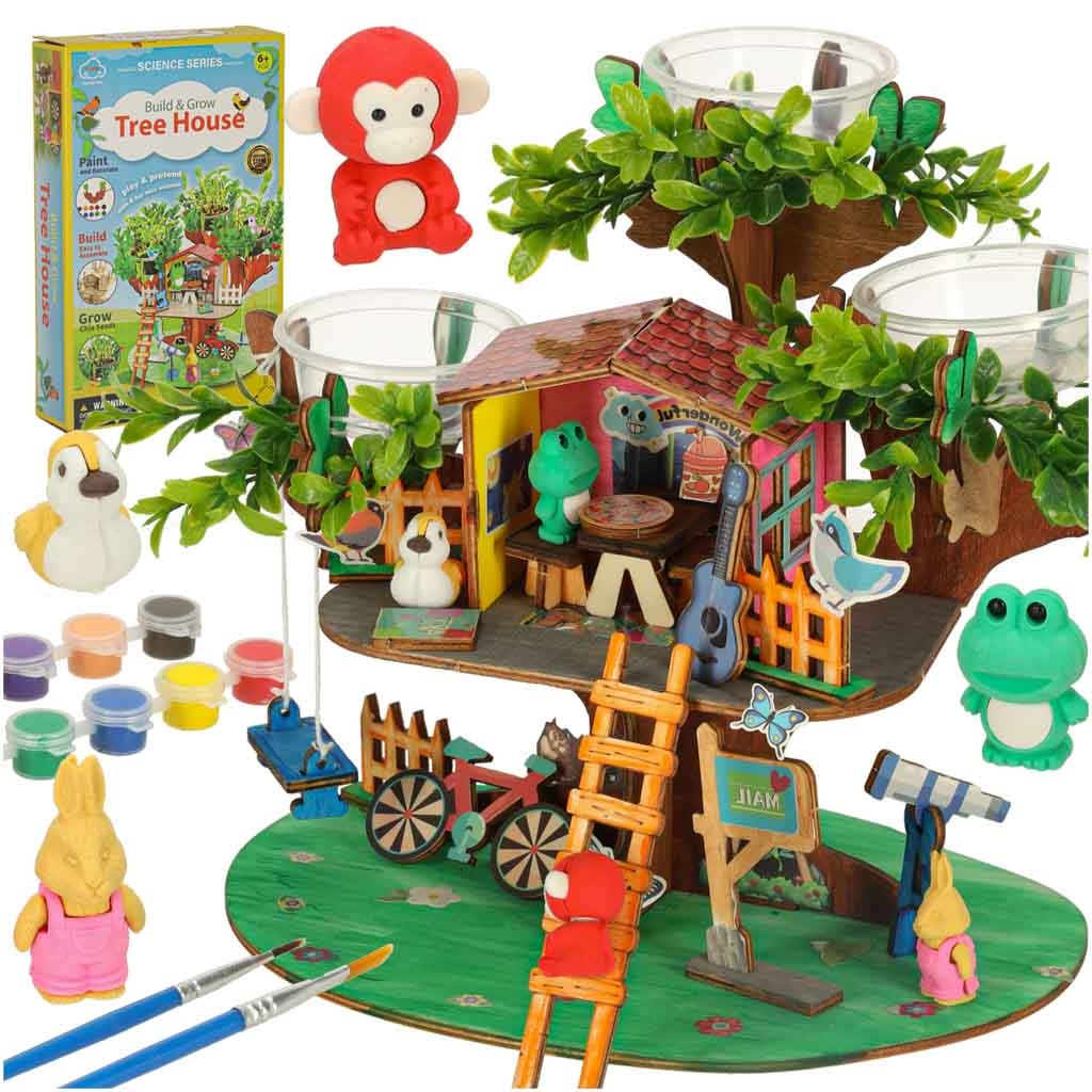 Tree house creative toy for children