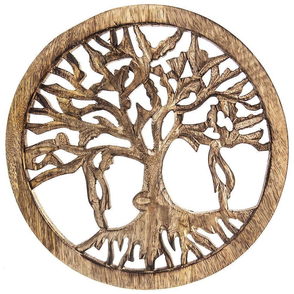 Tree of life wooden decoration MANGO 27 cm