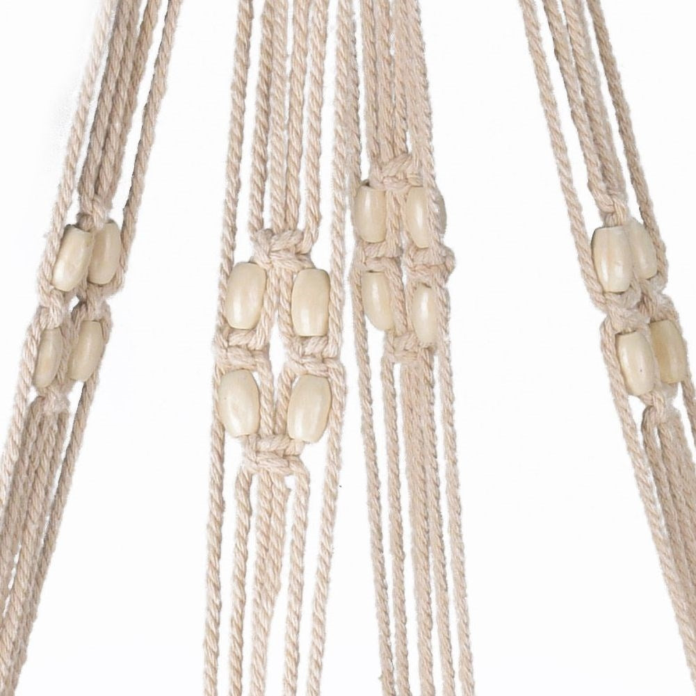 Trendy Hanging Flower Pot in String - Boho Style