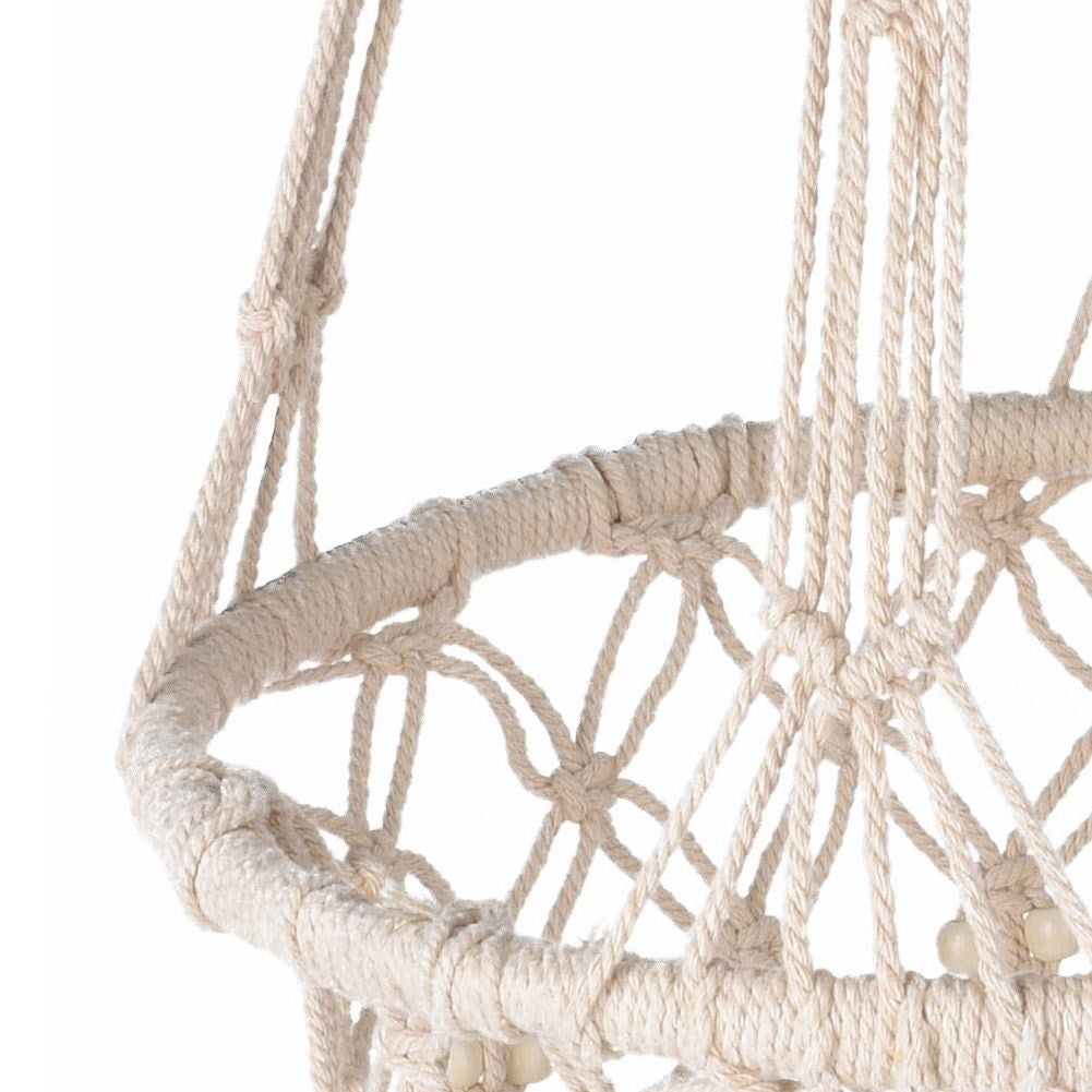 Trendy Hanging Flower Pot in String - Boho Style
