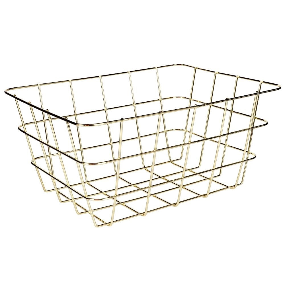 Trendy gold fruit baskets for fruit, vegetables and accessories