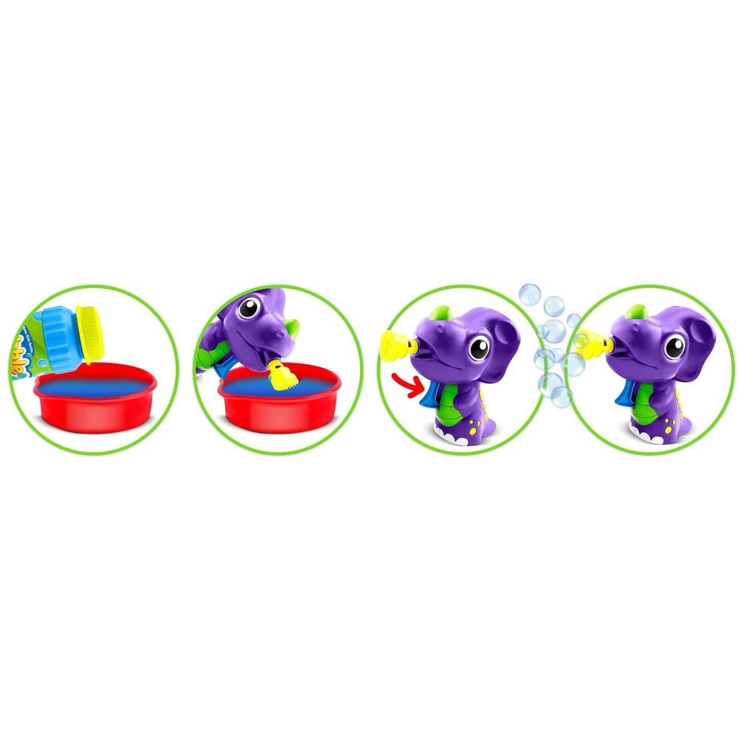 Triceratops Soap bubble machine Ricokids RK-905