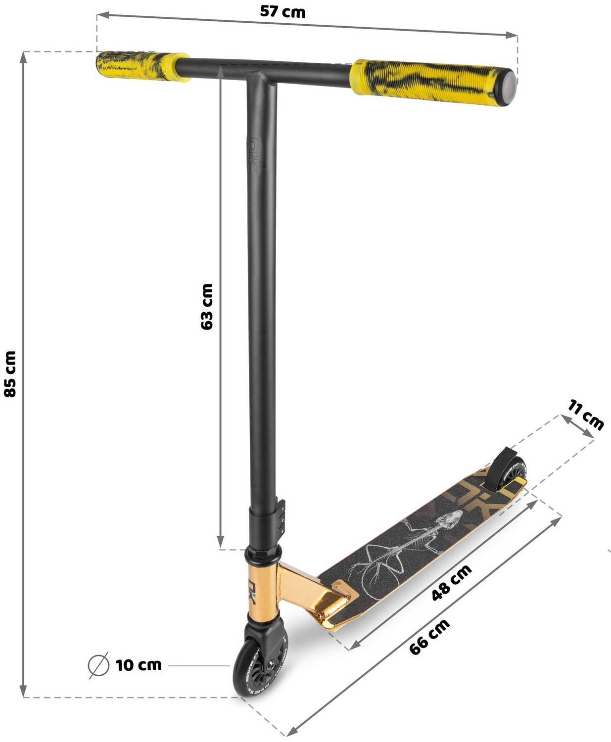 Trick Scooter SOKE EVO Street Gold