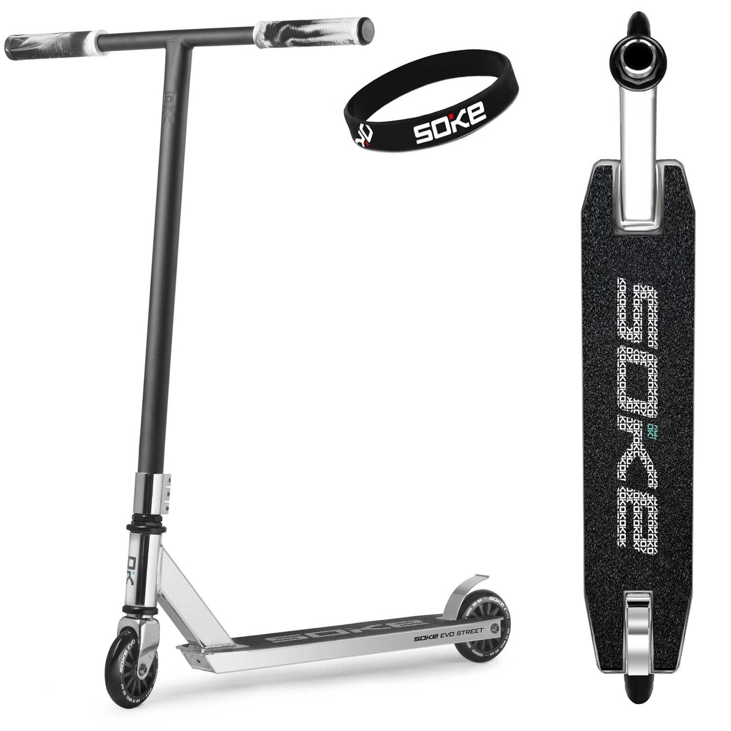 Trick Scooter SOKE EVO Street Silver