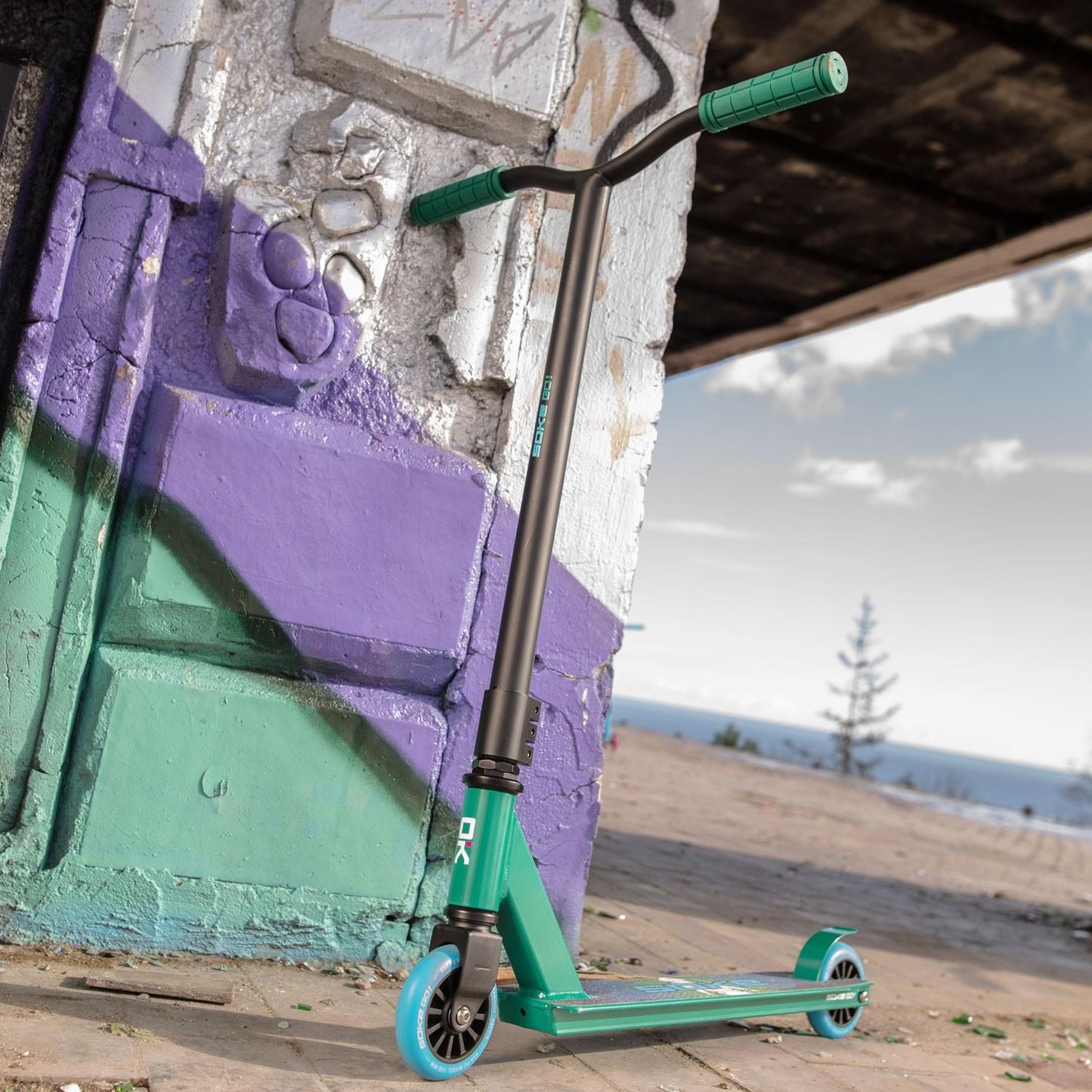 Trick Scooter SOKE GO! green-blue