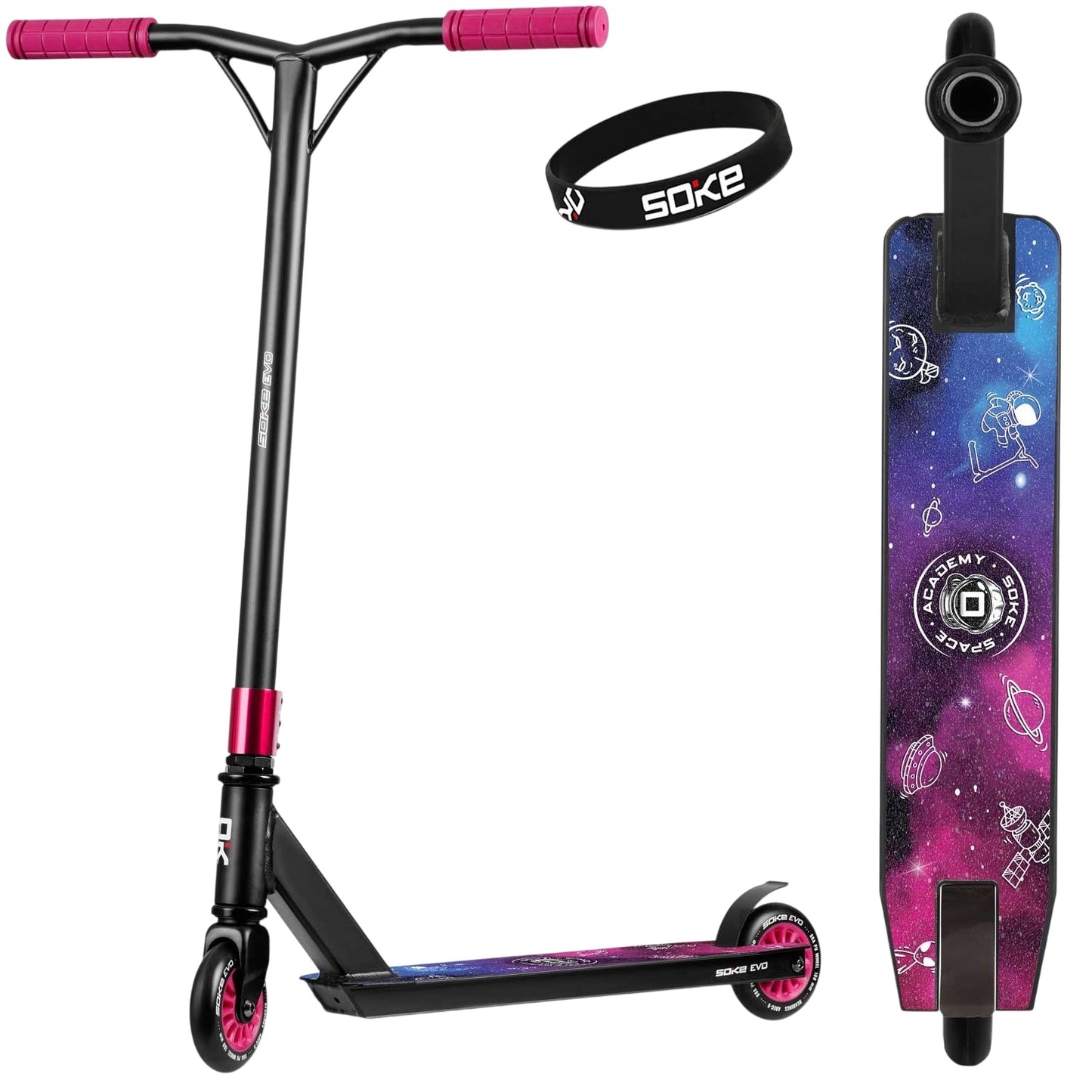 Trick scooter SOKE EVO Ruby red