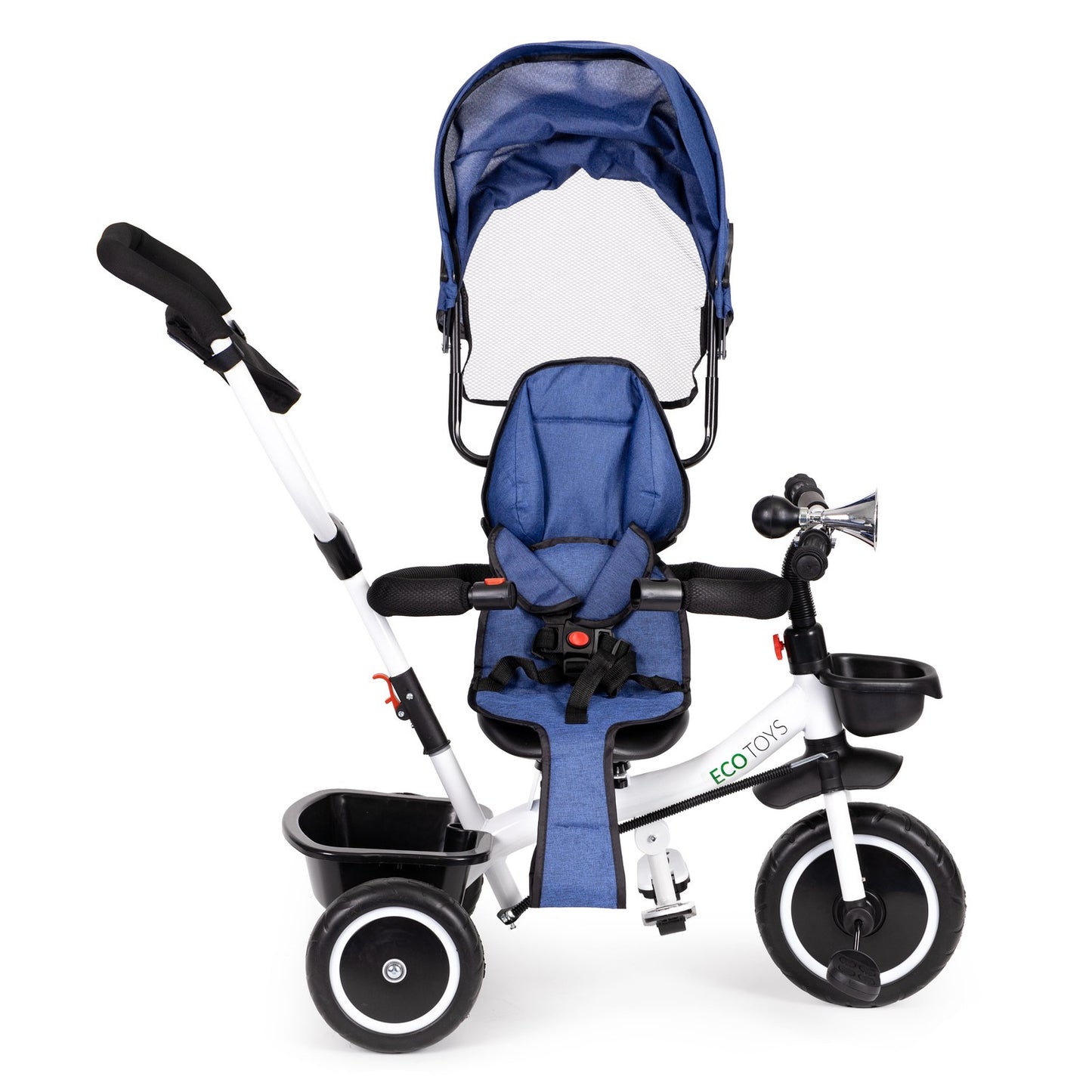 Tricycle stroller 360* swivel seat Blue