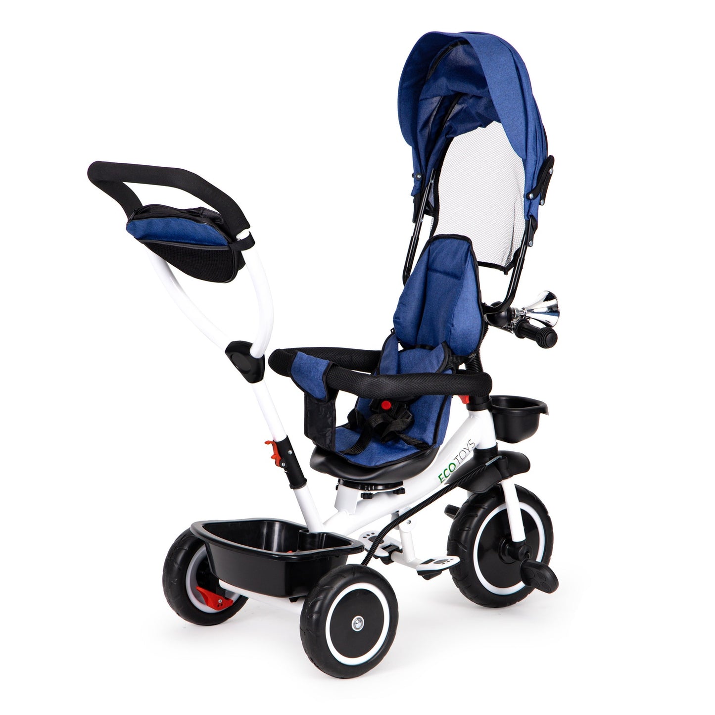 Tricycle stroller 360* swivel seat Blue