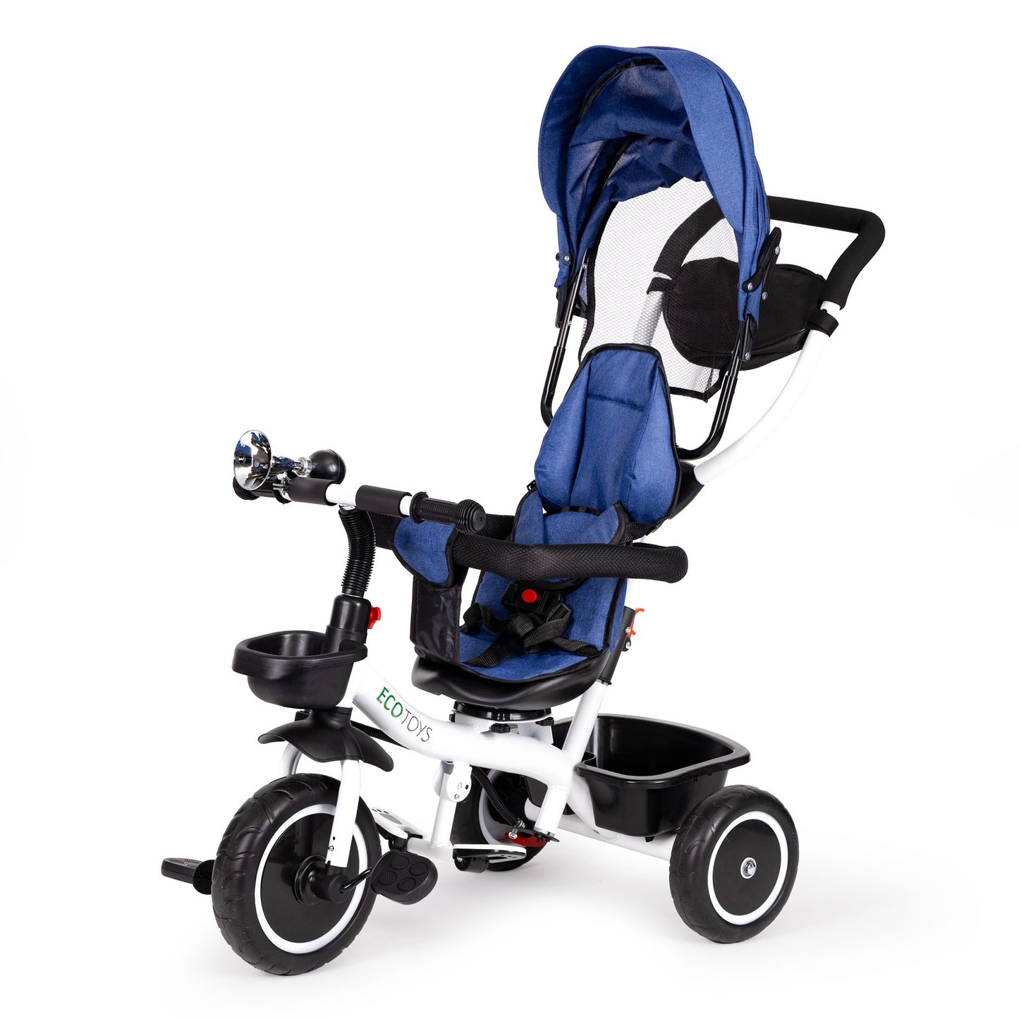 Tricycle stroller 360* swivel seat Blue