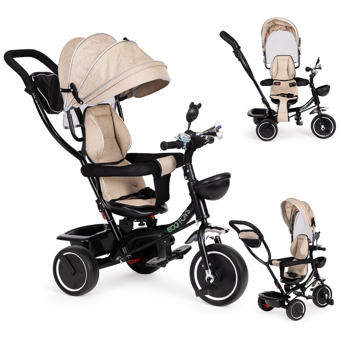Tricycle swivel seat Beige