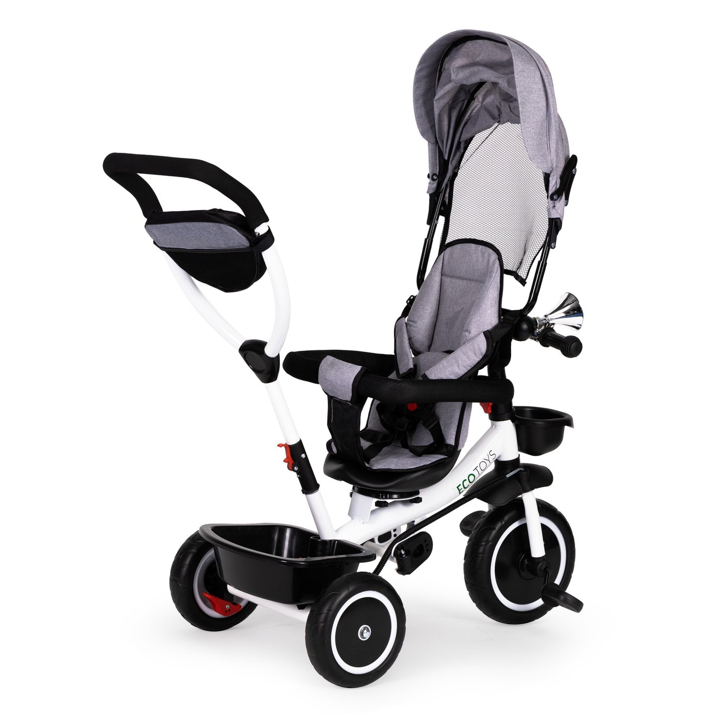 Tricycle with rotating seat 360' ECOTOYS, gray