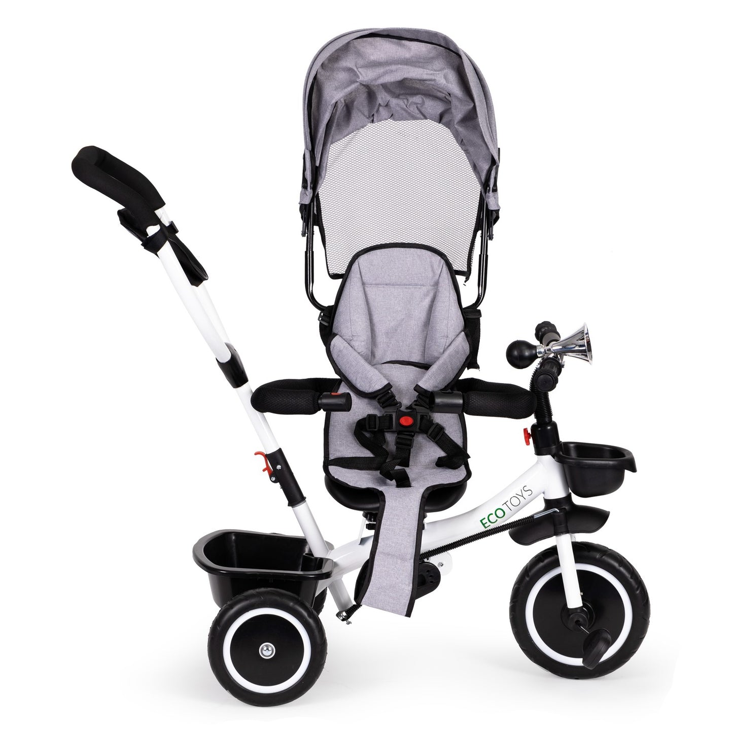 Tricycle with rotating seat 360' ECOTOYS, gray