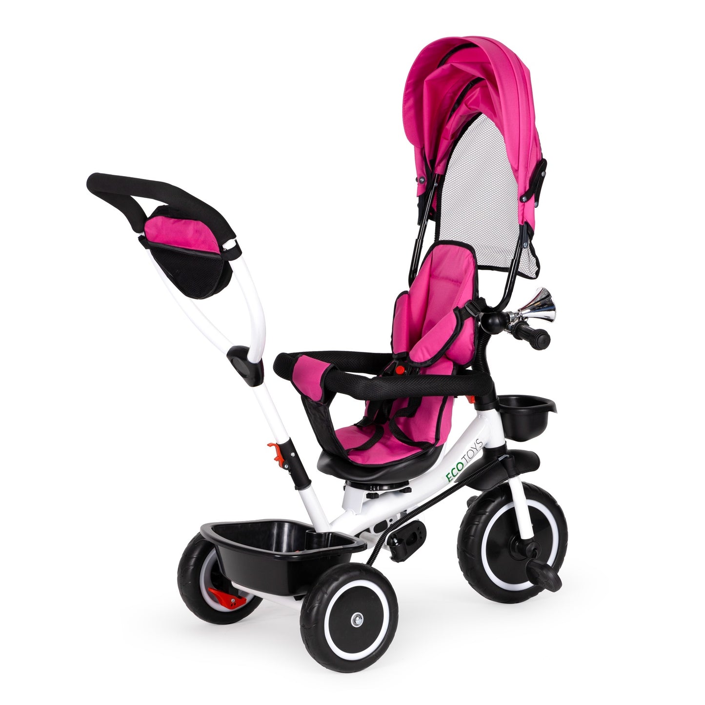 Tricycle with rotating seat 360' ECOTOYS, pink